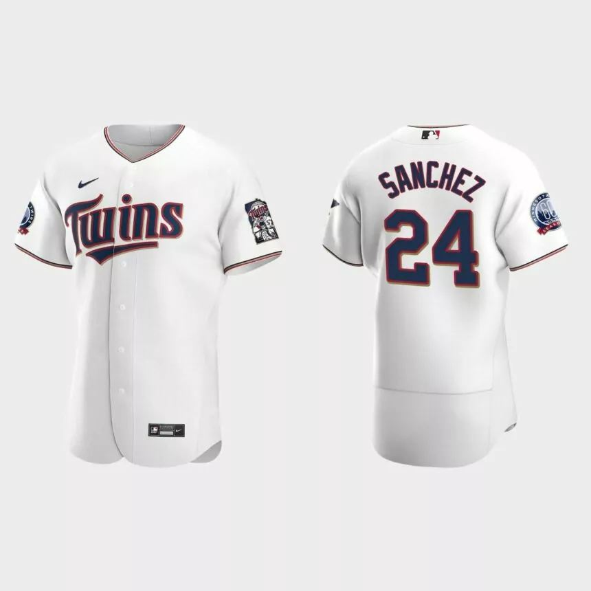 Gary Sanchez Minnesota Twins Authentic Home Jersey – White