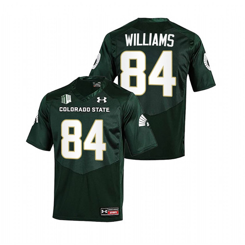 Gary Williams Colorado State Rams Green 2022 College Football Jersey