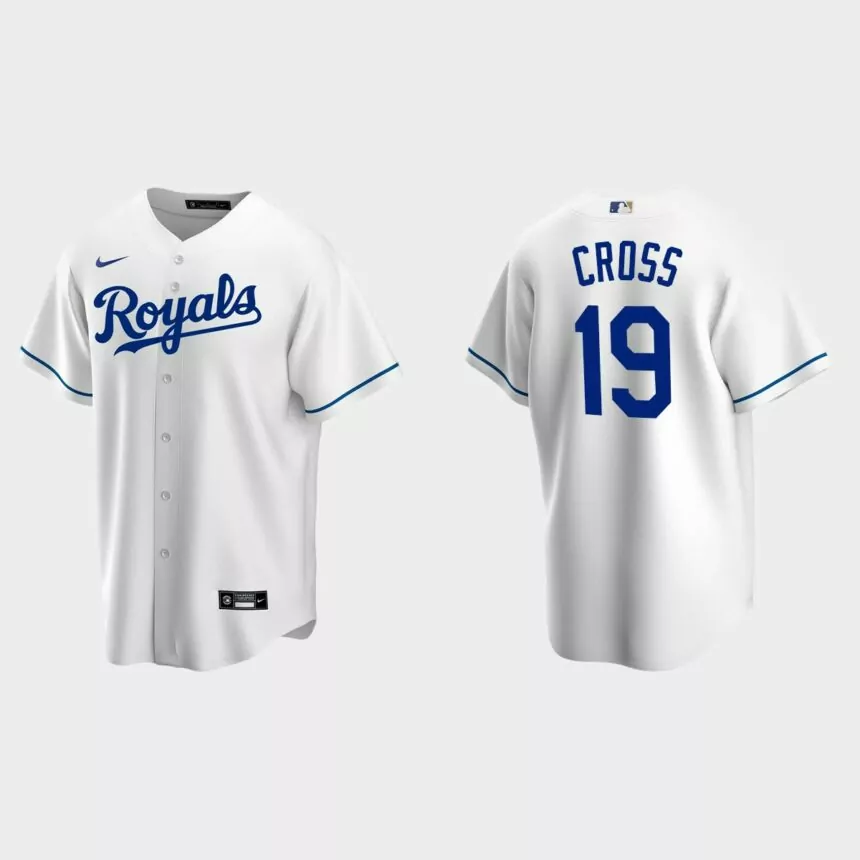 Gavin Cross Kansas City Royals 2022 MLB Draft Home Replica Jersey – White