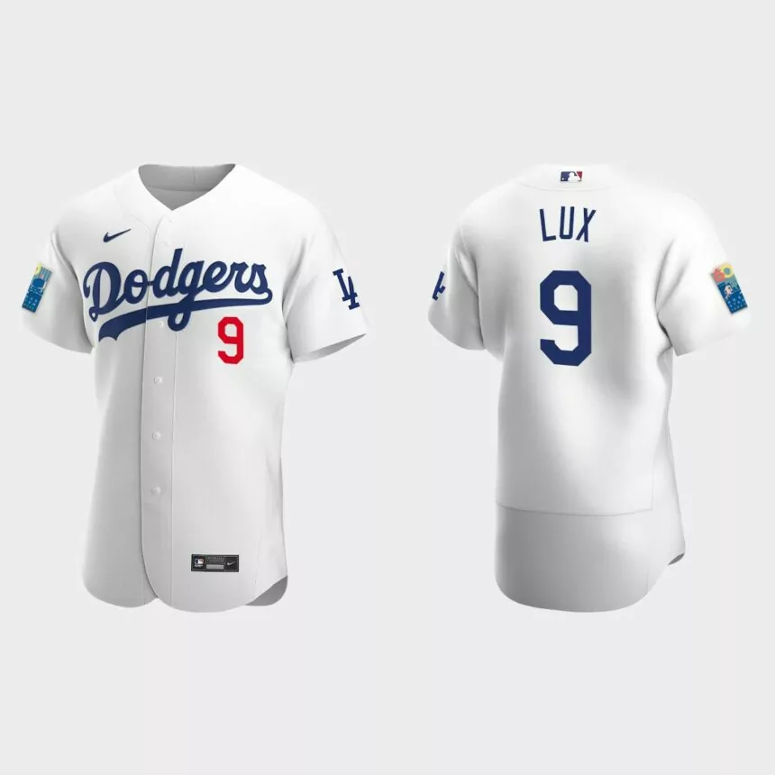 Gavin Lux Los Angeles Dodgers 2022 Dodger Stadium 60th Anniversary Authentic Jersey – White