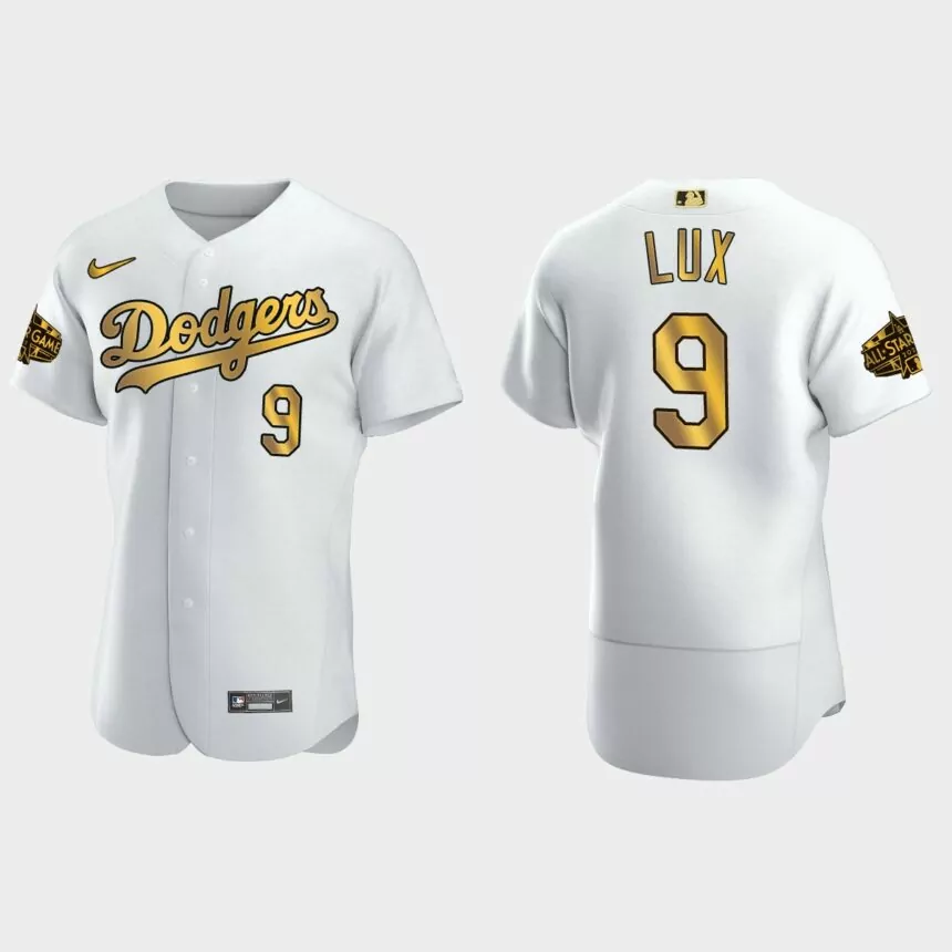 Gavin Lux Los Angeles Dodgers 2022 MLB All-Star Game Jersey – White Gold