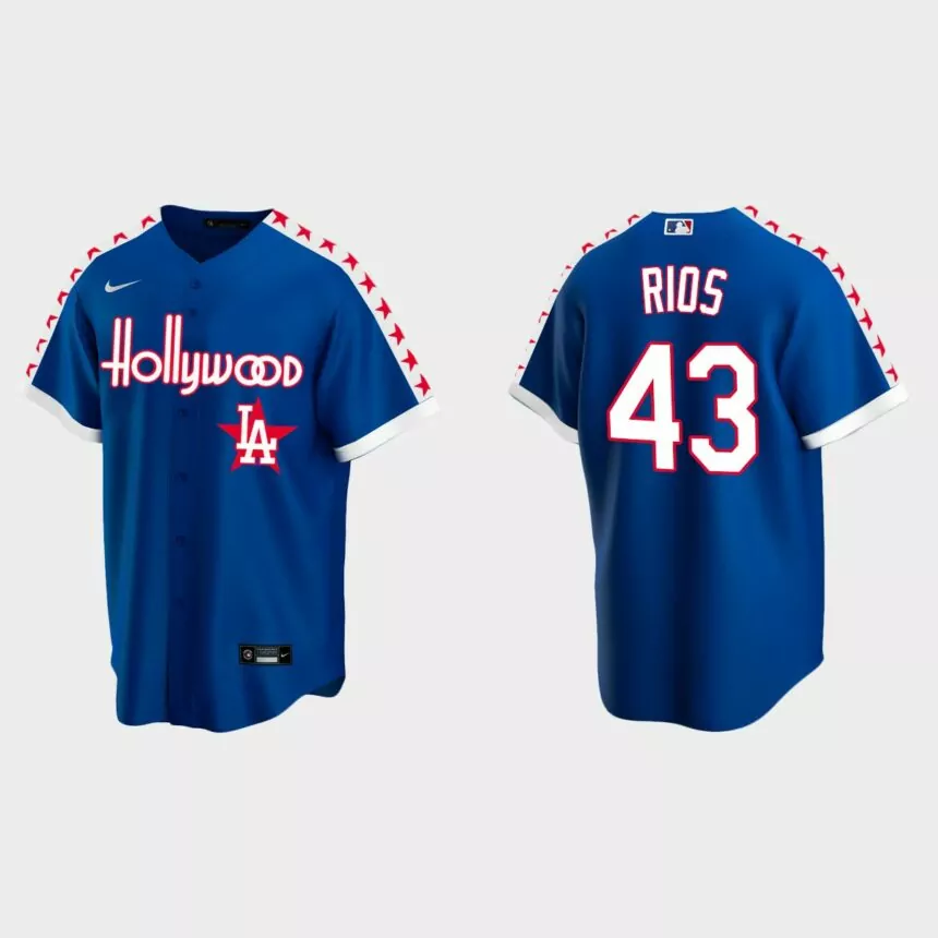Gavin Lux Los Angeles Dodgers City Connect Special Edition jersey – Royal