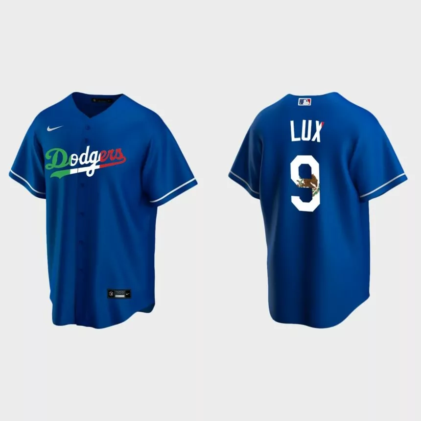 Gavin Lux Los Angeles Dodgers Mexican Heritage Night Replica Jersey – Royal