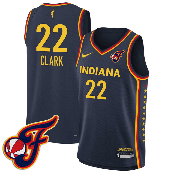 GenderName Indiana Fever 2425 Jersey - Logo Patch #22 Caitlin Clark