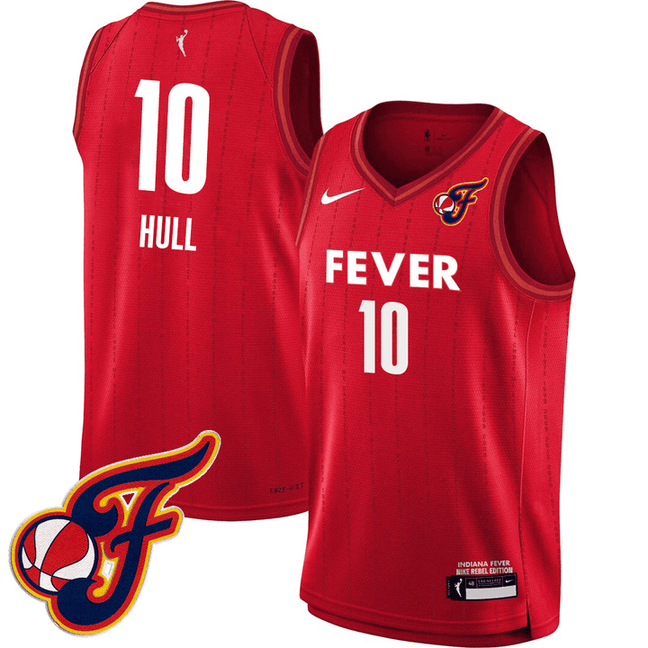 GenderName Indiana Fever 2425 Jersey - Logo Patch red #10 hull