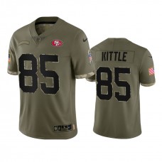 George Kittle San Francisco 49ers Nike Olive 2022 Salute To Service Limited Jersey