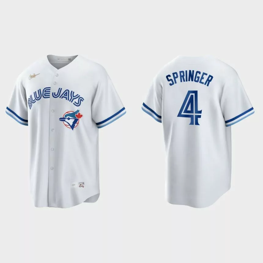 George Springer Toronto Blue Jays Cooperstown Collection Jersey – White