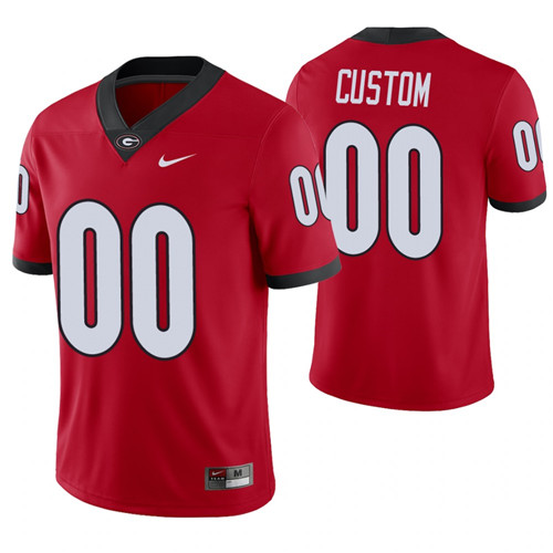 Georgia Bulldogs 00 Custom Alumni Player College Football Jersey Red