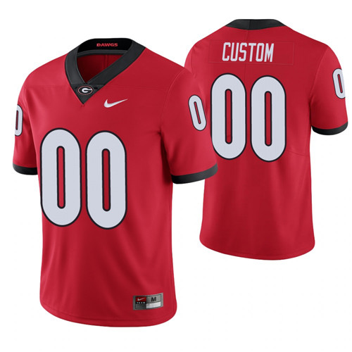Georgia Bulldogs 00 Custom Limited Jersey Red