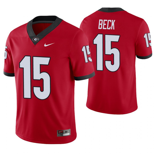 Georgia Bulldogs 15 Carson Beck Alumni Player College Football Jersey Red