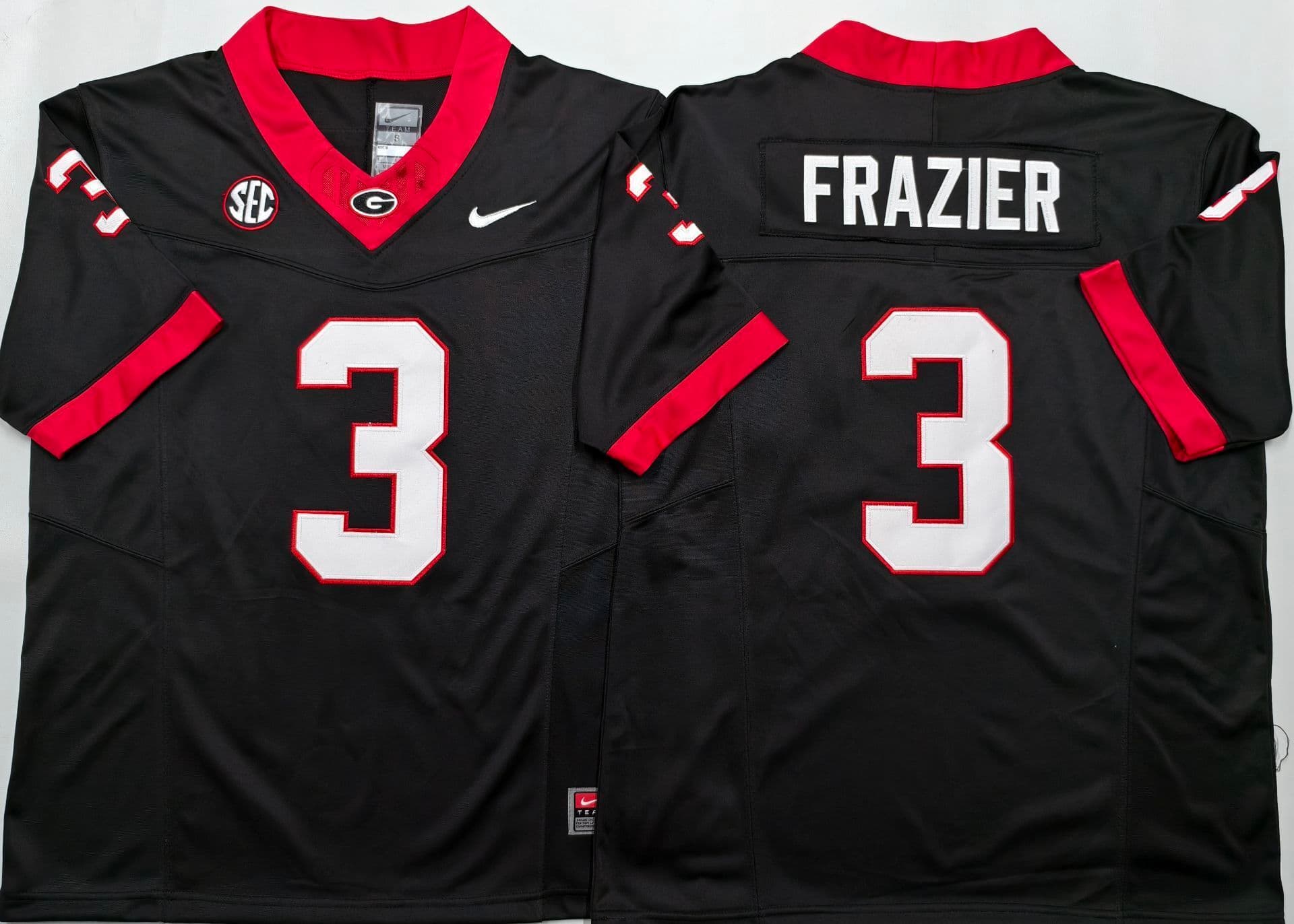 Georgia Bulldogs Black #3 FRAZIER