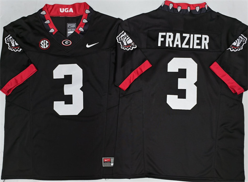Georgia Bulldogs Black #3 FRAZIER