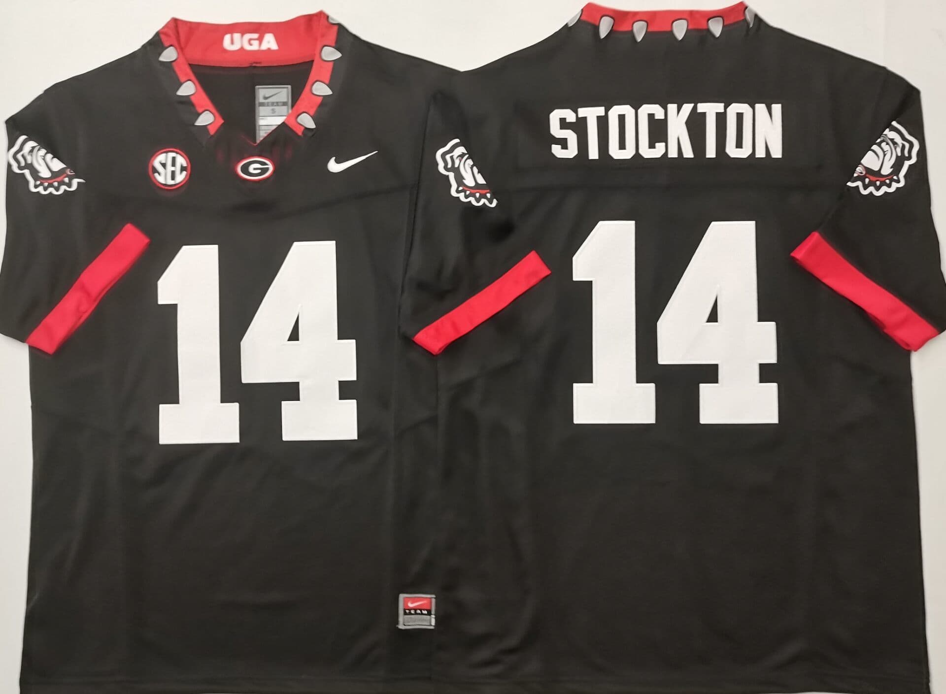 Georgia Bulldogs Black Dog #14 STOCKTON
