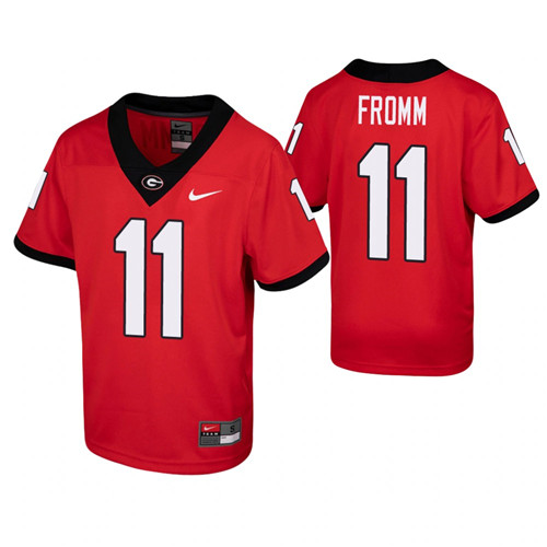 Georgia Bulldogs Jake Fromm Game Jersey Red