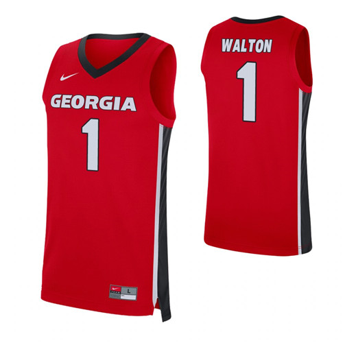 Georgia Bulldogs Jaykwon Walton Replica Jersey Red