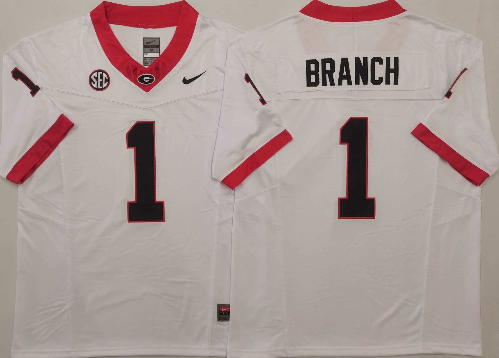 Georgia Bulldogs White #1 BRANCH
