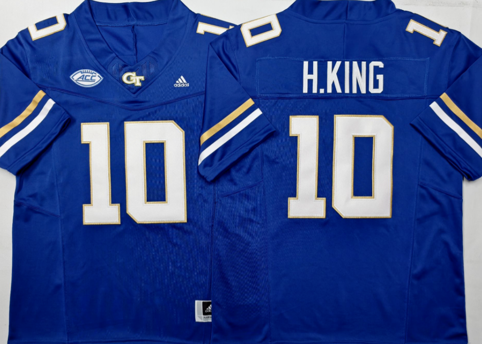 Georgia Tech Football Blue #10  H.KING