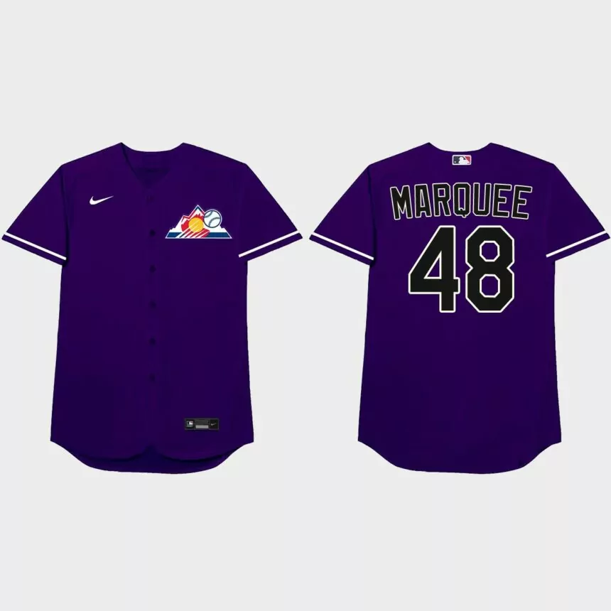 German Marquez 2021 Players’ Weekend Marquee Nickname Jersey – Purple