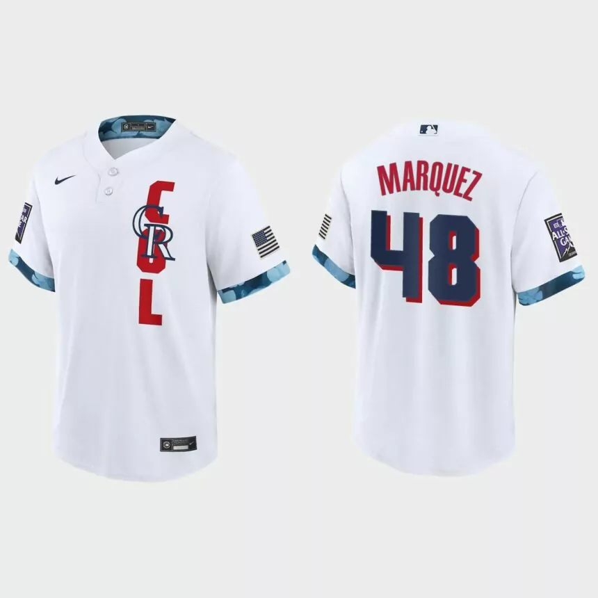 German Marquez Colorado Rockies 2021 MLB All-Star Game Replica Jersey – White