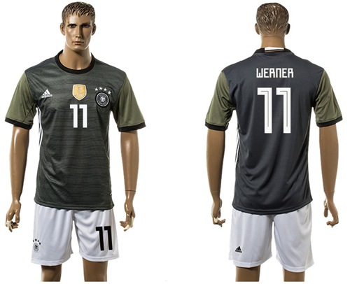 Germany #11 Werner Away Soccer Country Jersey