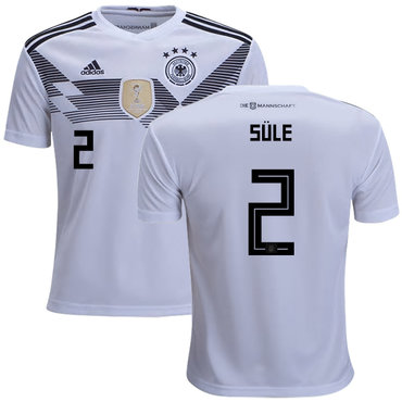 Germany #2 Sule White Home Kid Soccer Country Jersey
