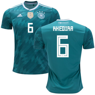 Germany #6 Khedira Away Kid Soccer Country Jersey