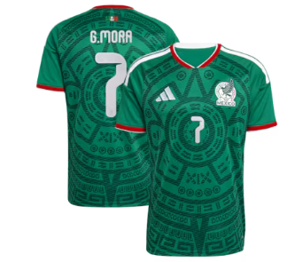 Gilberto Mora Mexico National Team adidas 2026 Home Replica Jersey - Green