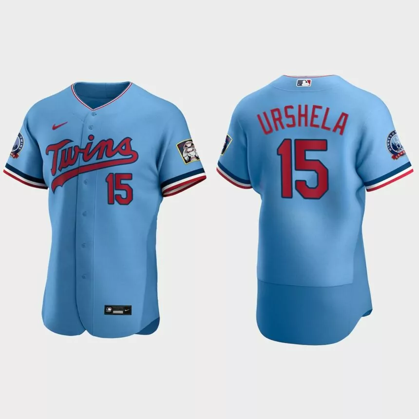Gio Urshela Minnesota Twins Authentic Alternate Jersey – Light Blue