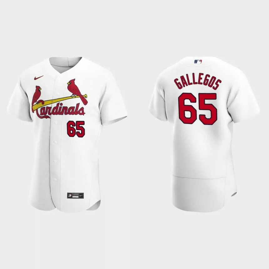 Giovanny Gallegos St. Louis Cardinals Authentic Home Jersey – White