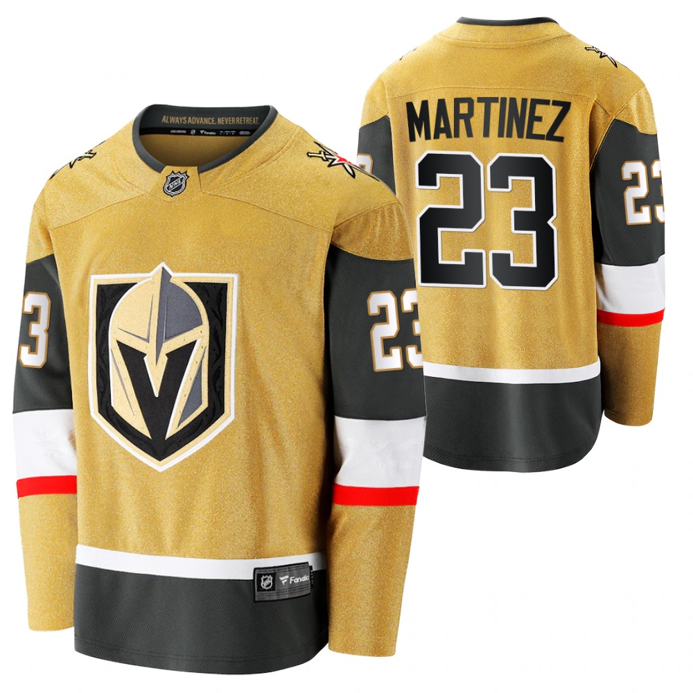 Golden Knights #23 Alec Martinez Gold 2020-21 Authentic Jersey