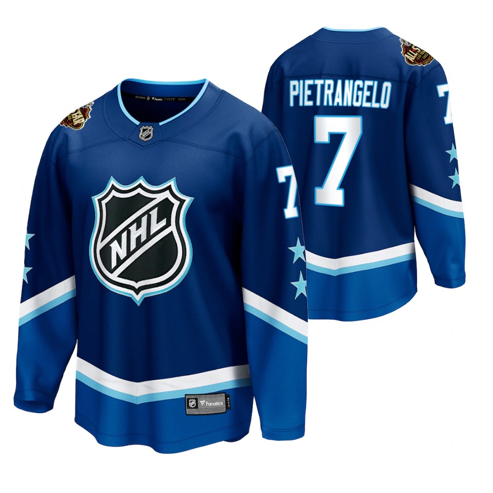 Golden Knights #7 Alex Pietrangelo Blue 2022 All-Star Jersey