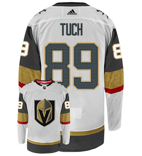 Golden Knights #89 Alex Tuch White Stitched NHL Jersey