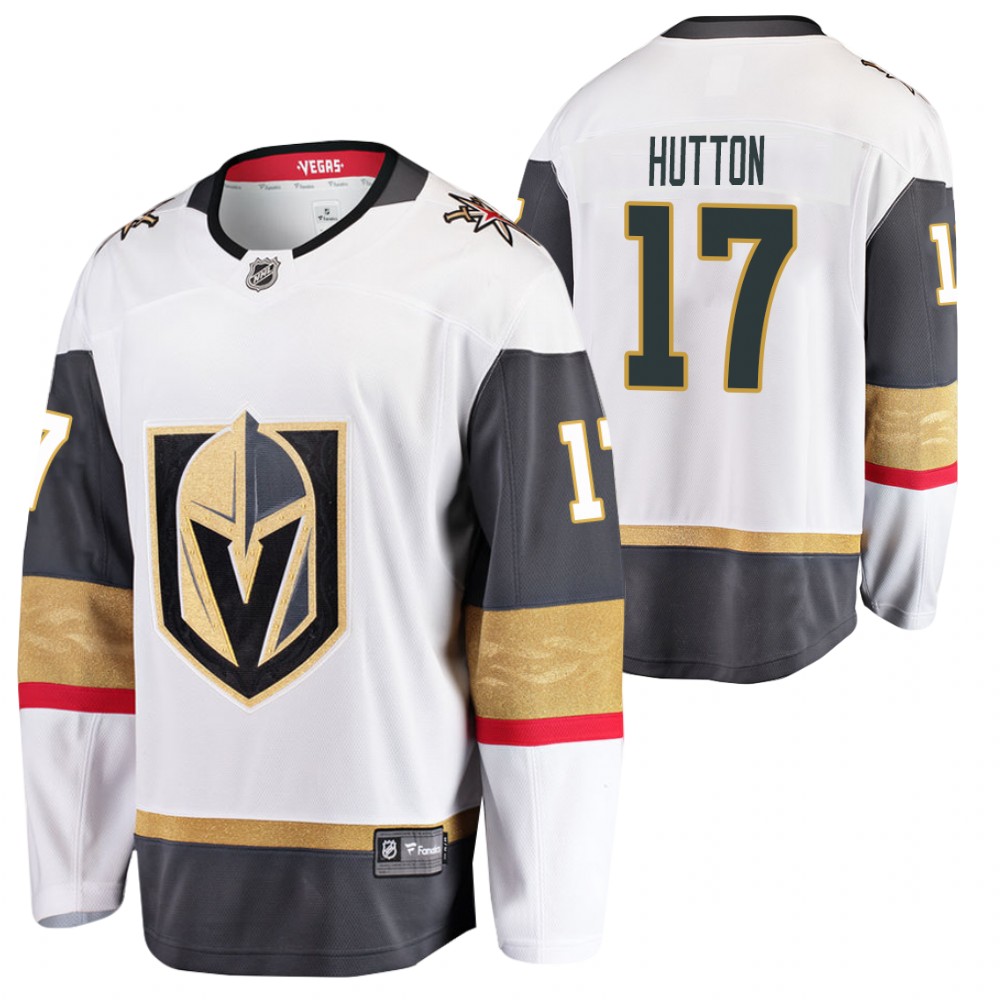Golden Knights Ben Hutton Jersey Away White Player Men
