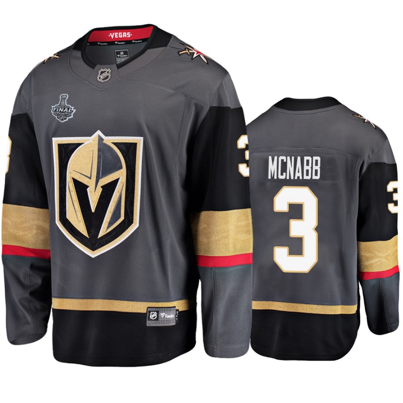 Golden Knights Brayden McNabb Grey 2018 Stanley Cup Final Bound Home Jersey