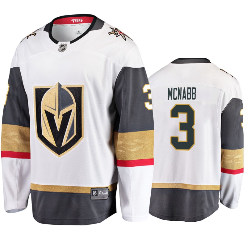 Golden Knights Brayden McNabb White Breakaway 2018 Fanatics Branded Jersey