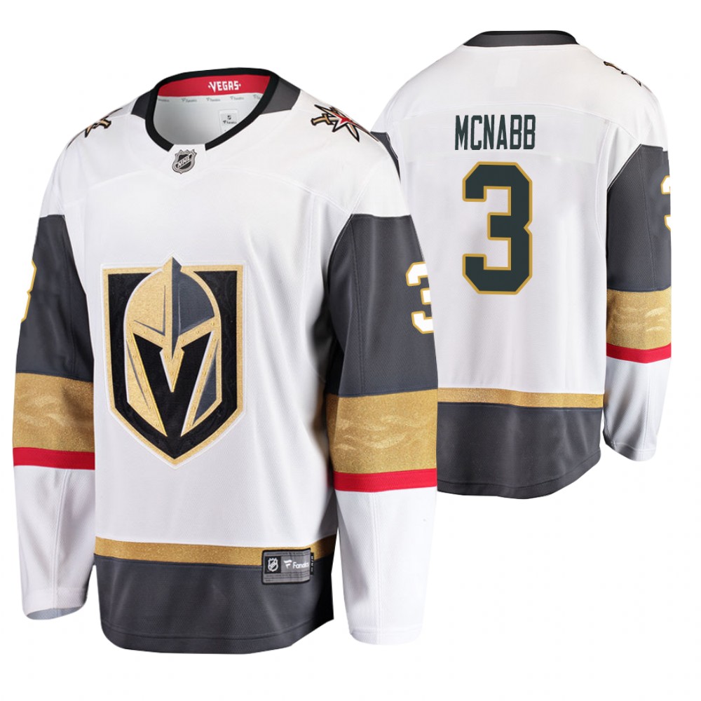 Golden Knights Brayden McNabb White Player Away Jersey