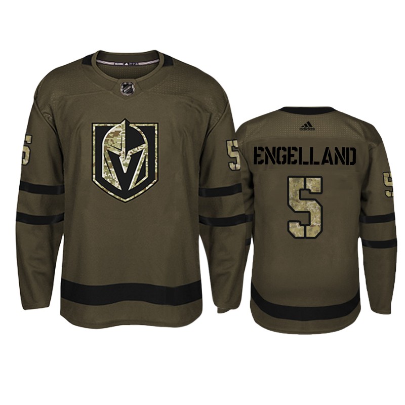 Golden Knights Deryk Engelland Camo Military Jersey