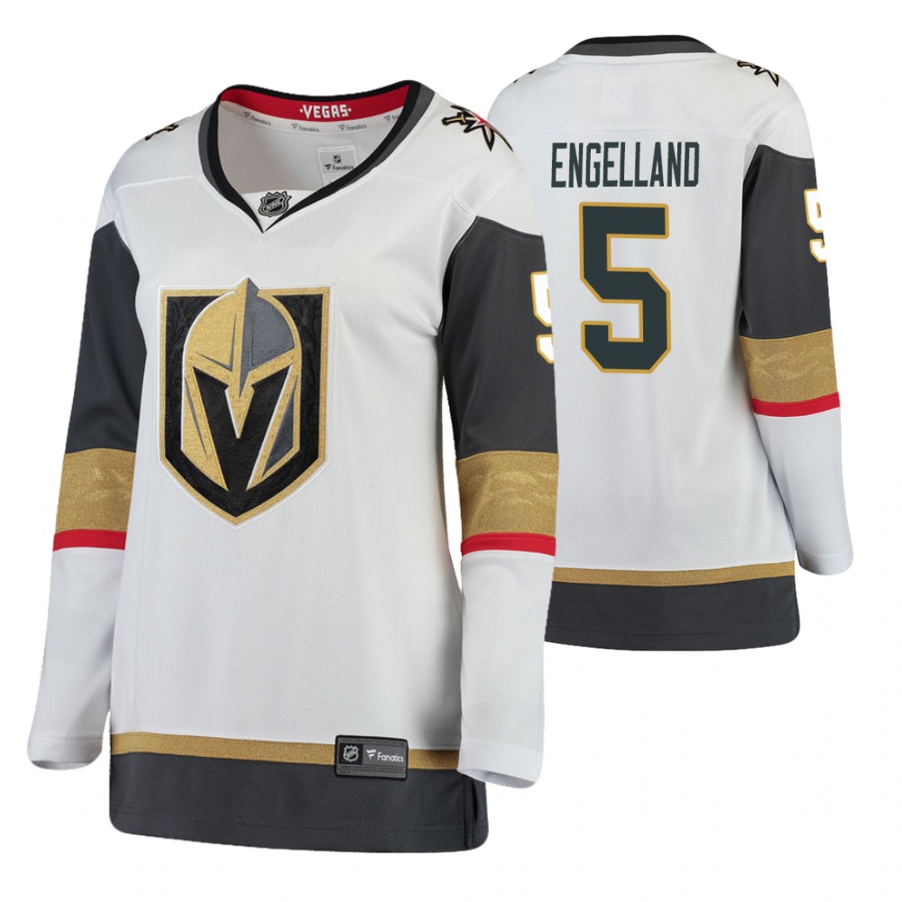 Golden Knights Deryk Engelland Women's Breakaway Player Away Jersey