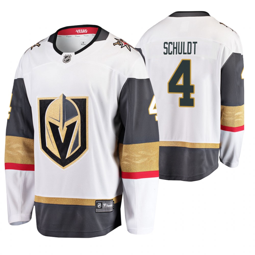 Golden Knights Jimmy Schuldt White Player Away Jersey