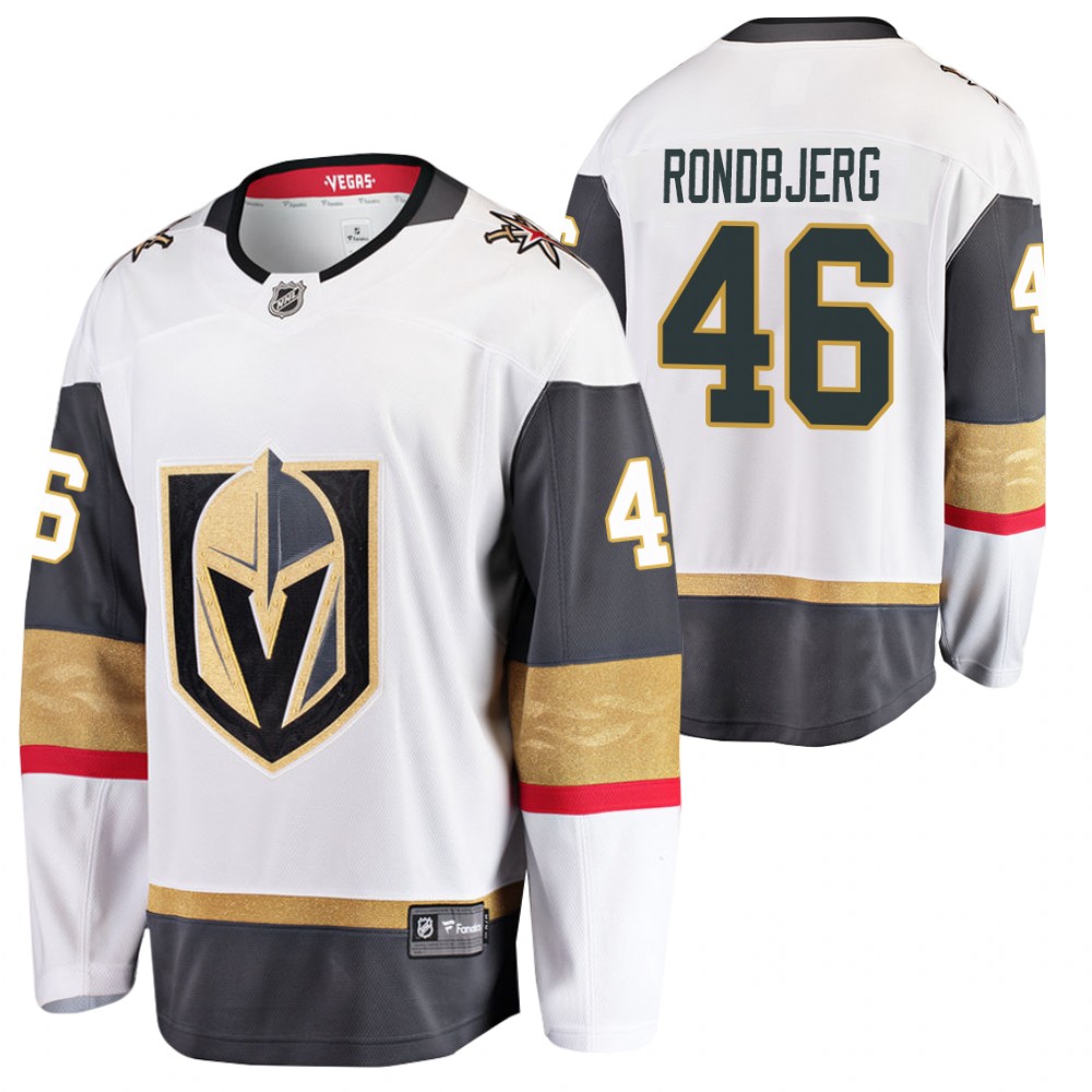 Golden Knights Jonas Rondbjerg Jersey Away White Player Men