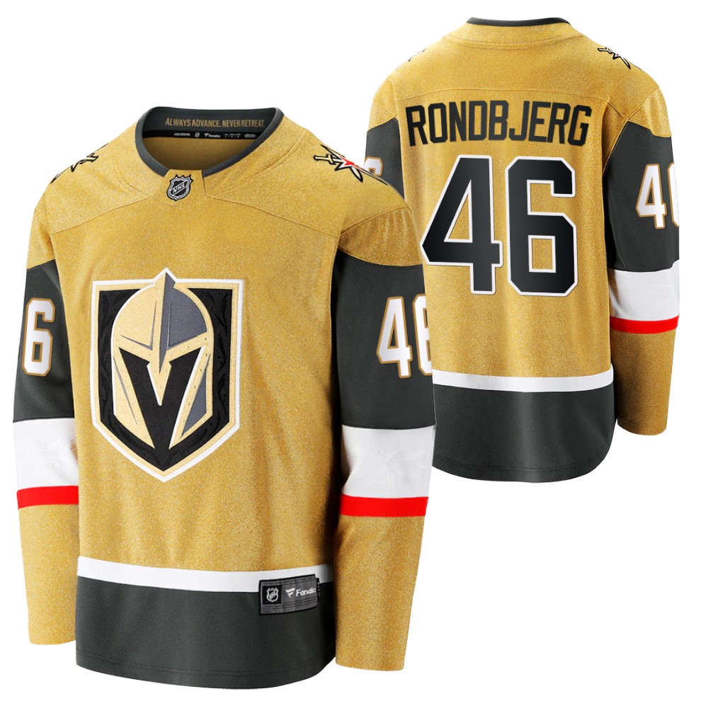 Golden Knights Jonas Rondbjerg Jersey Home Gold Player Men