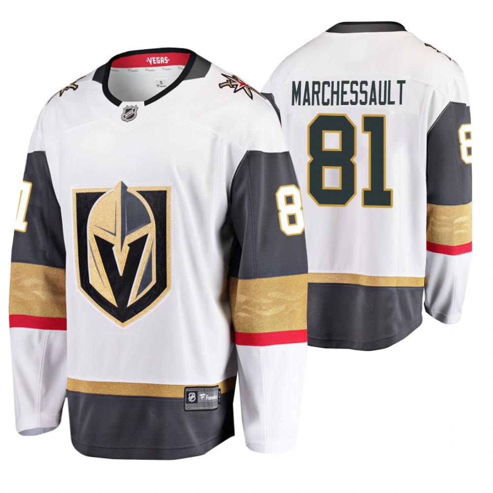 Golden Knights Jonathan Marchessault White Player Away Jersey