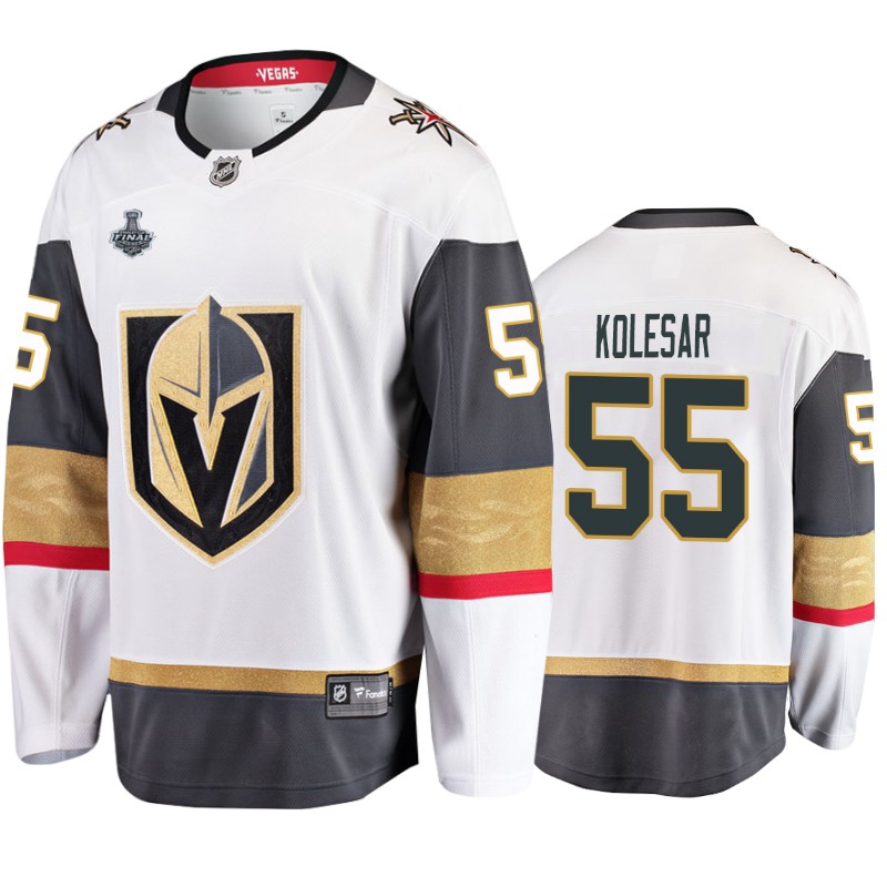 Golden Knights Keegan Kolesar White Breakaway Stanley Cup Final Jersey