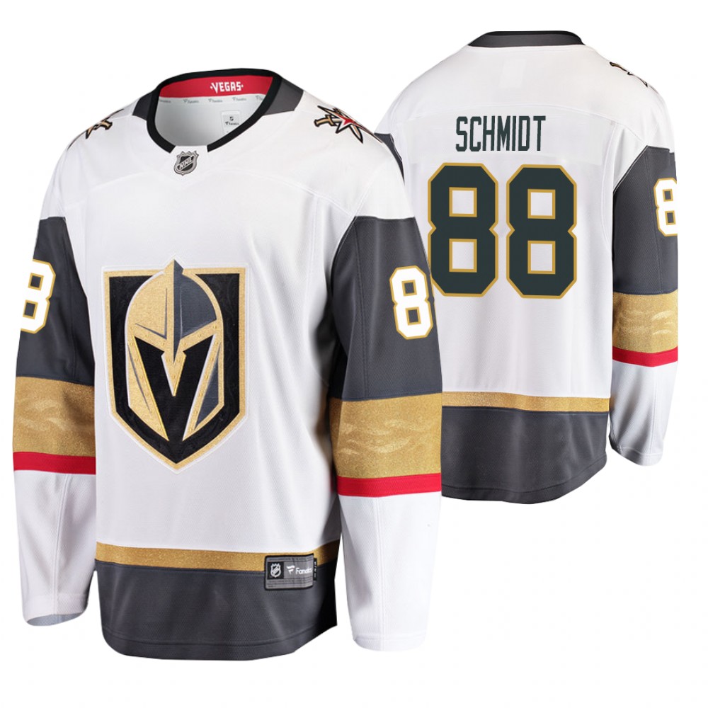 Golden Knights Nate Schmidt White Player Away Jersey