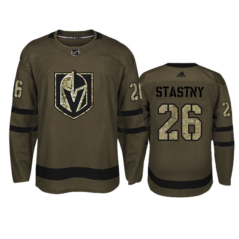 Golden Knights Paul Stastny Camo Military Jersey