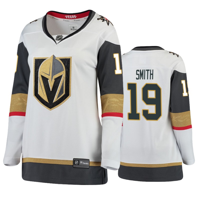 Golden Knights Reilly Smith White Breakaway Fanatics Branded Jersey