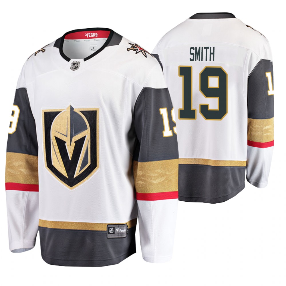 Golden Knights Reilly Smith White Player Away Jersey Men's