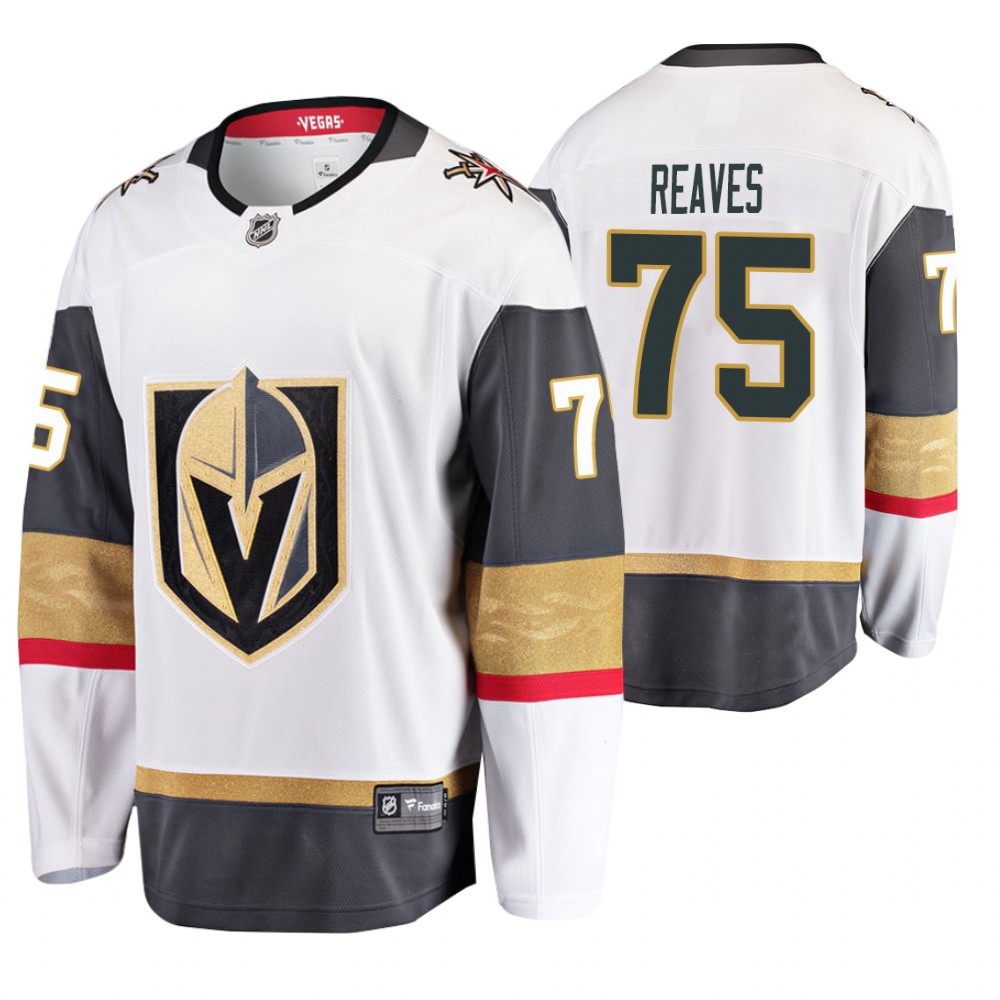 Golden Knights Ryan Reaves White Player Away Jersey