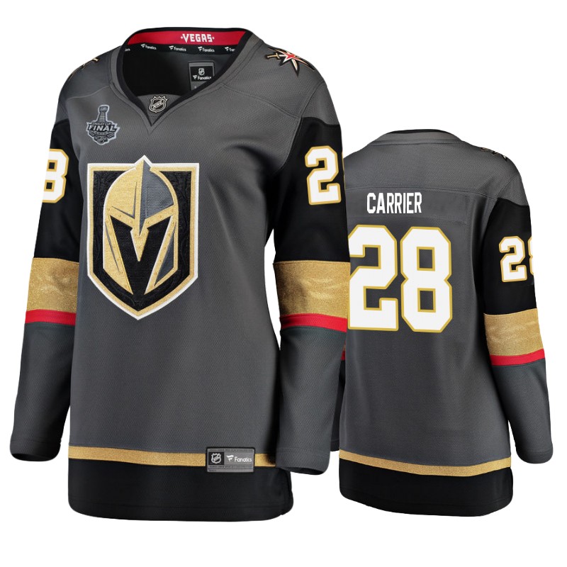 Golden Knights William Carrier Grey 2018 Stanley Cup Final Bound Home Jersey