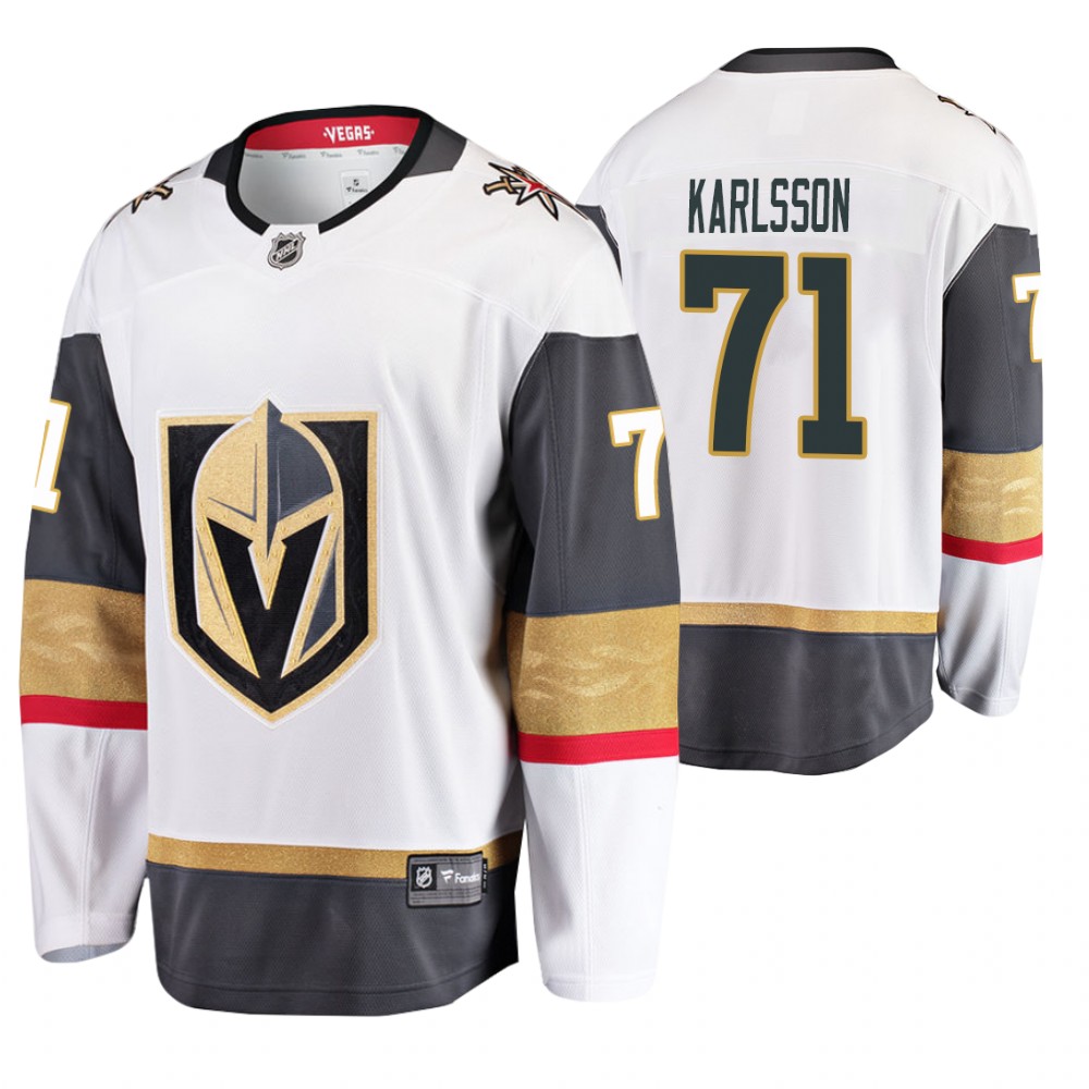Golden Knights William Karlsson White Player Away Jersey